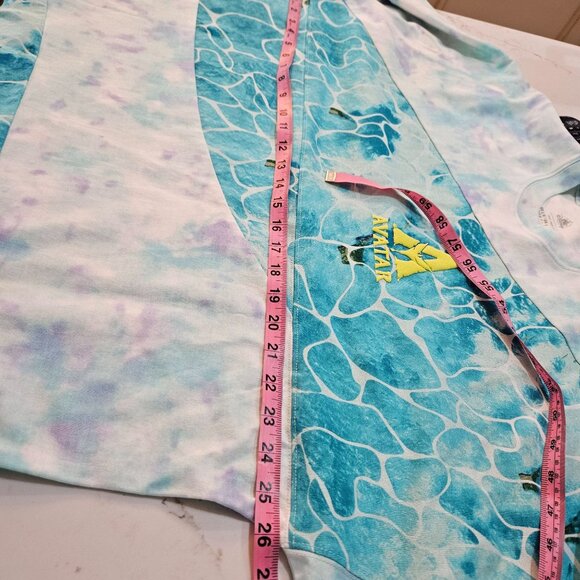 Disney Avatar Spirit Jersey The Way Of Water Large Turqoise 2023 Tie-Die - Picture 8 of 12